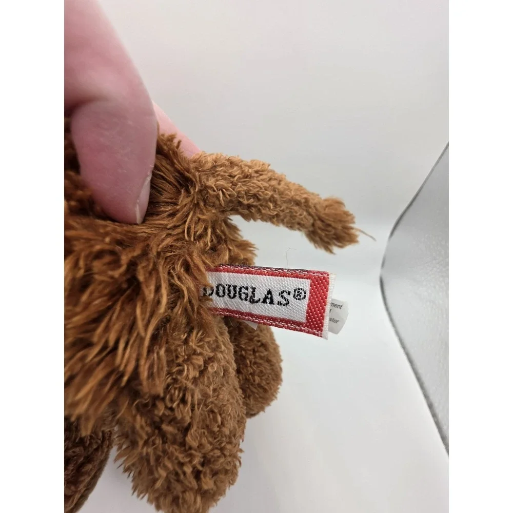 Douglas Plush Brown Furry Woolly Mammoth The Cuddle Toy Prehistoric CLEAN